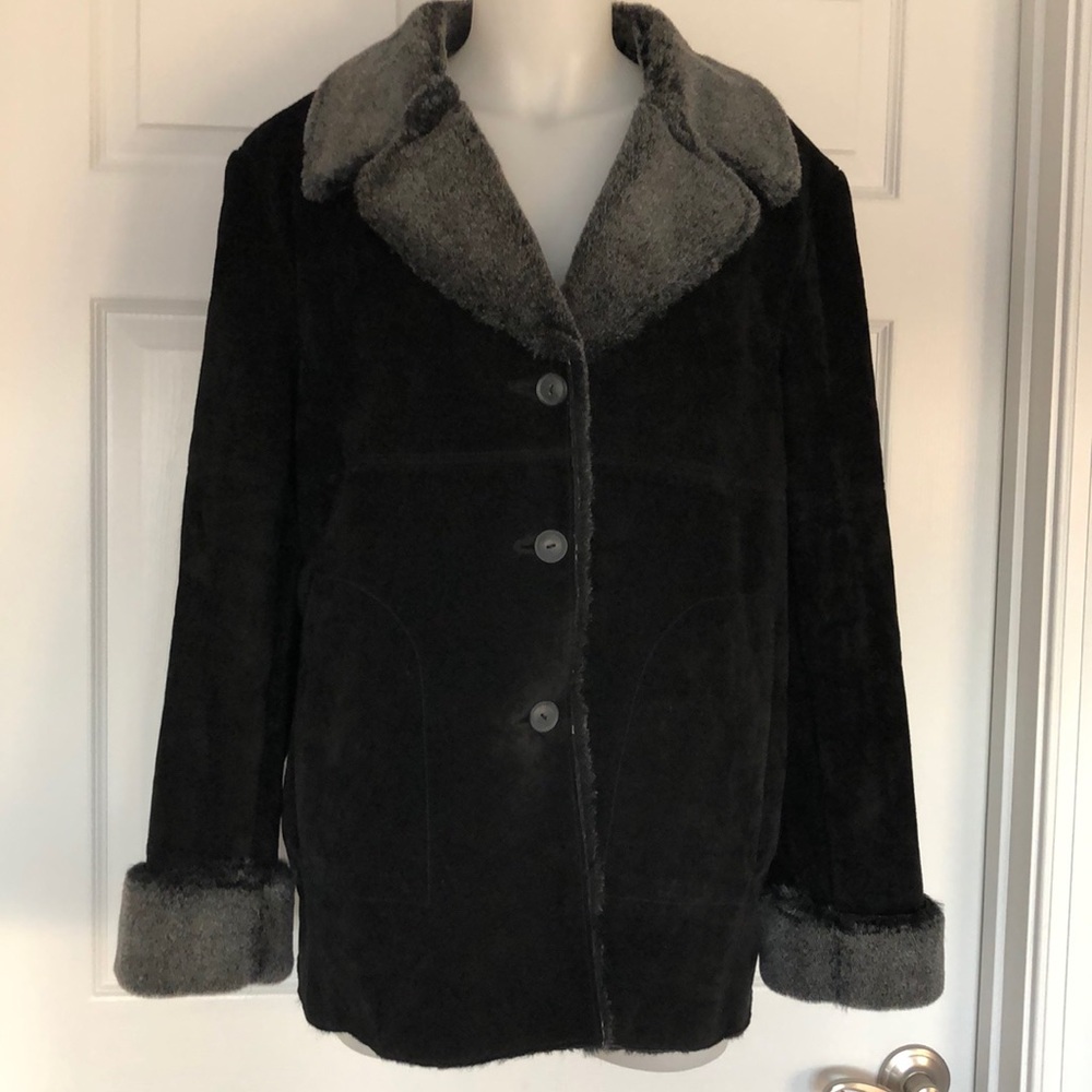 Leather Coat, J. Percy for Marvin Richards'